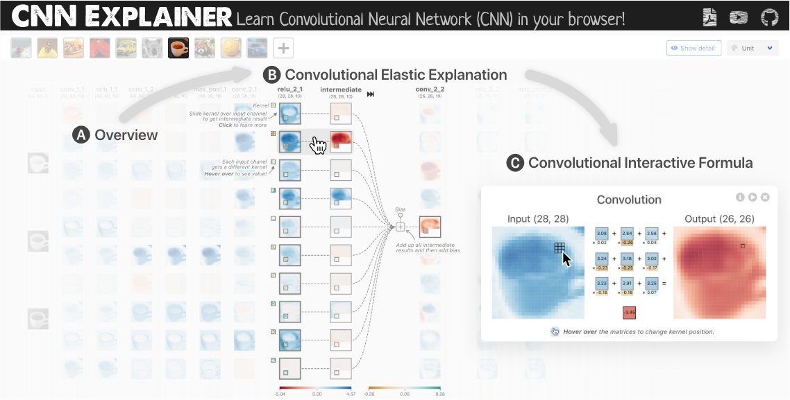 CNN Explainer: Learning Convolutional Neural Networks with Interactive Visualization