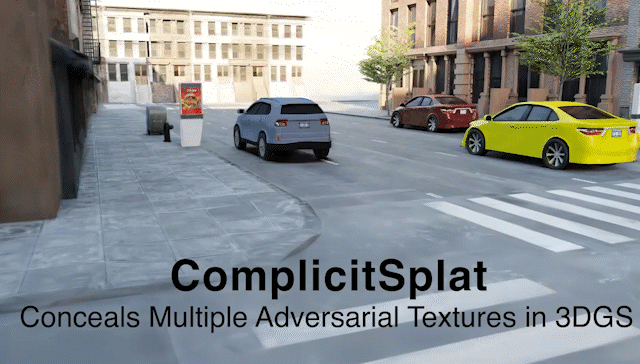 ComplicitSplat: 3D Gaussian splats vulnerable to black box attacks