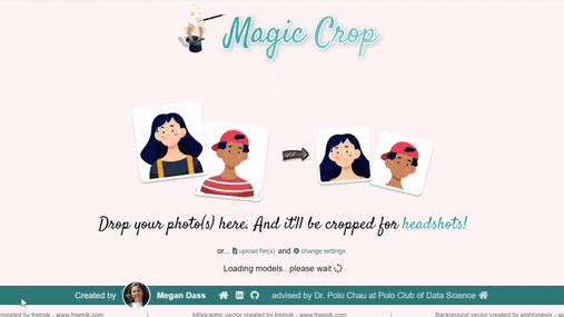 Magic Crop: Cropping Headshot Photo with AI