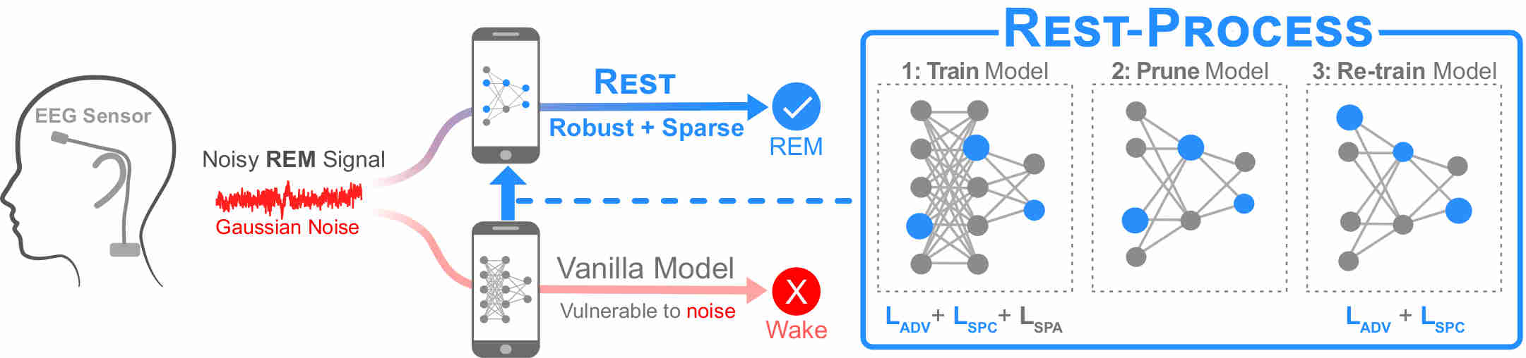 REST: Robust and Efficient Neural Networks for Sleep Monitoring in the Wild