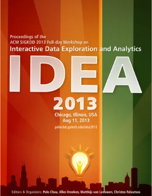KDD IDEA Workshop 2013