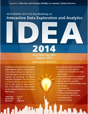 KDD IDEA Workshop 2014