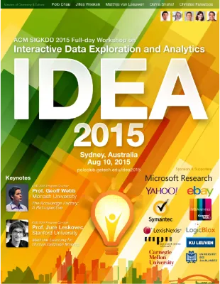 KDD IDEA Workshop 2015