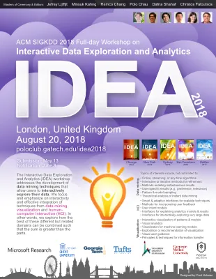 KDD IDEA Workshop 2018